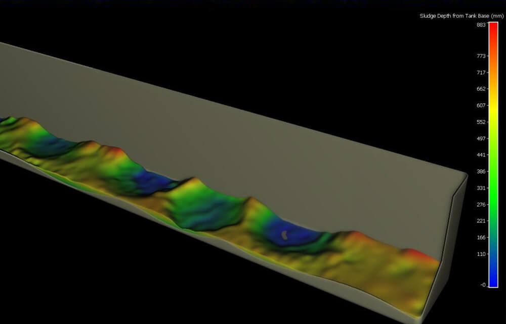 Sludge Settling Tanks 3D Mapping